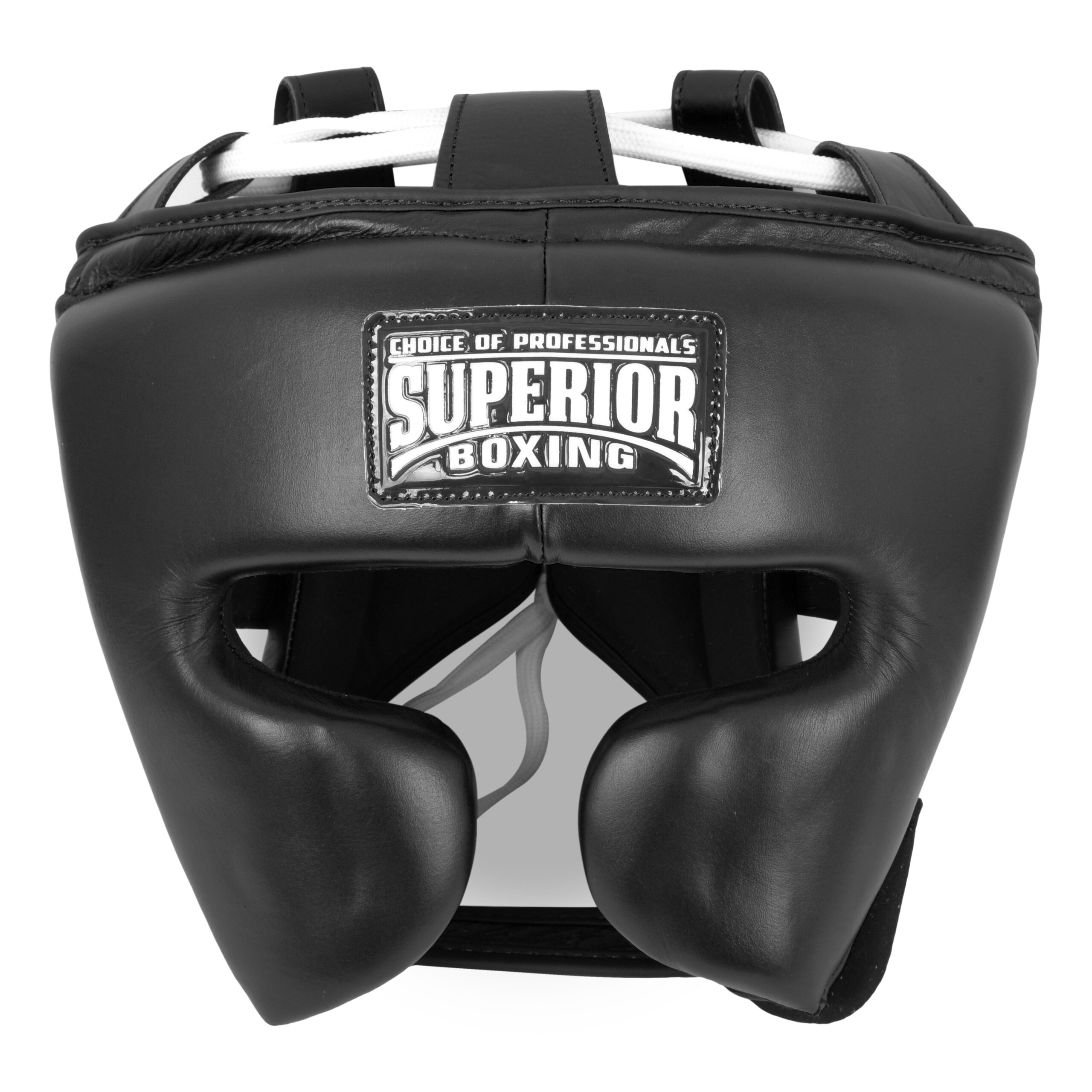 Black Japanese Style Pro Cheeks Sparring Headgear