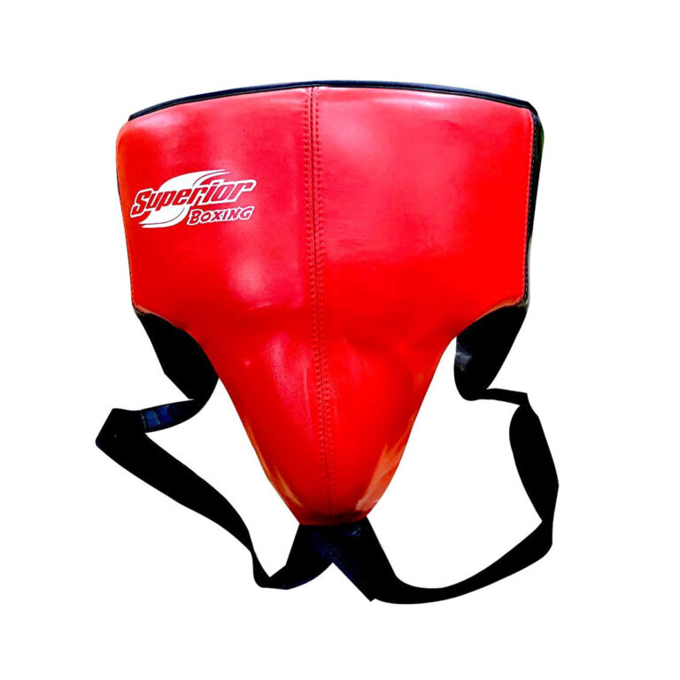 Superior Boxing Groin Protector Black/Red - Superior Boxing Gear