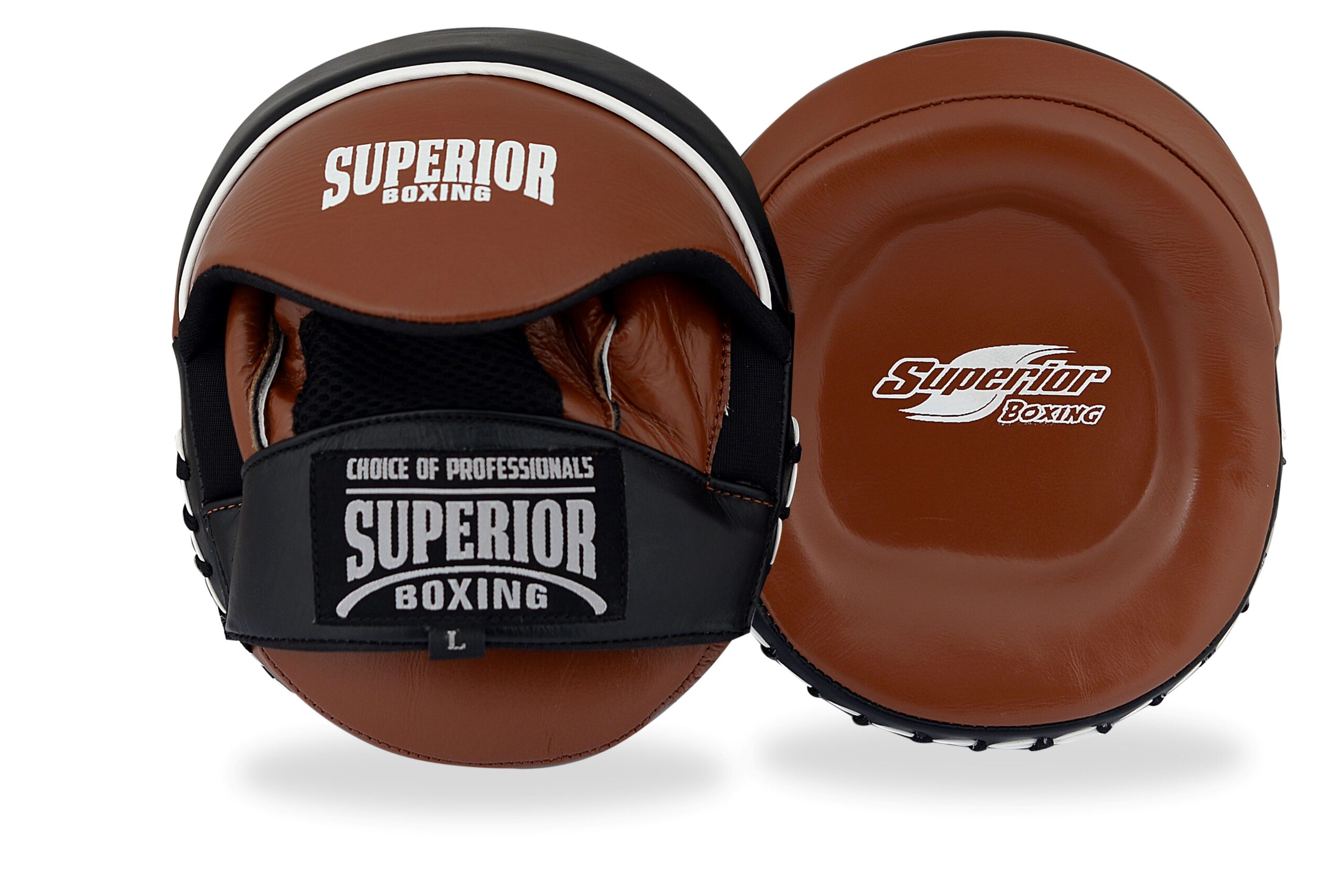 Superior Micro Punch Mitts black/brown With laminated Front Air