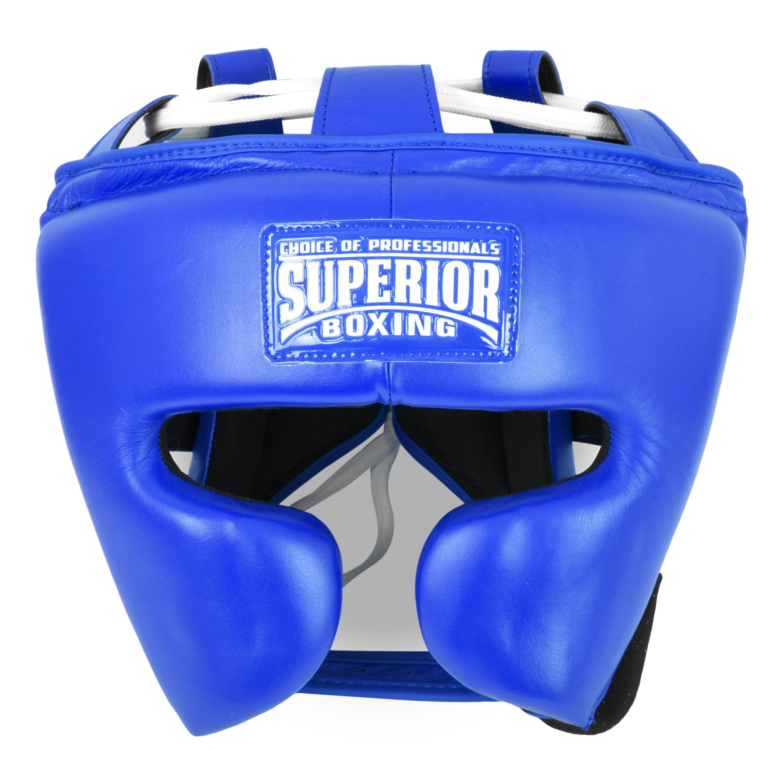 Blue Japanese Style Pro Cheeks Sparring Headgear - Superior Boxing